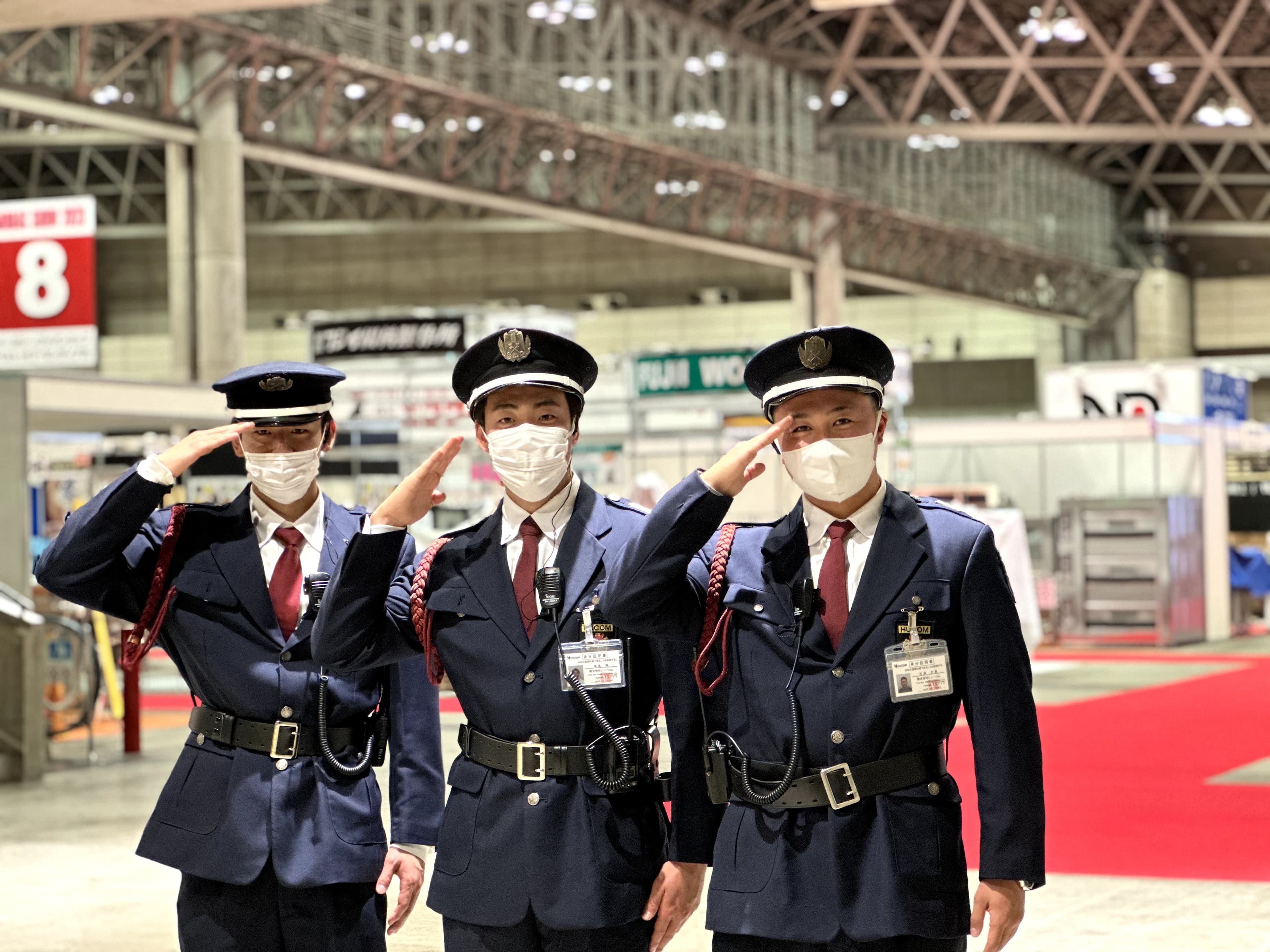 警備実績を紹介する写真または画像